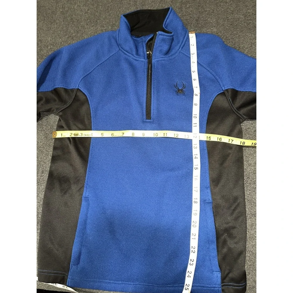 Spyder 1/4 Quarter Zip Pulloevr Sweater mens s  Outbound Jacket ,‎ Blue/